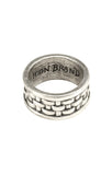 Great Wall Ring - Band (P1035-R-BLK-M/L)
