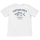 Captain Fin Fish Market Premium Tee White
