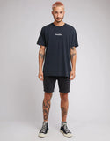 Silent Theory Silent Logo Tee Washed Black