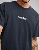 Silent Theory Silent Logo Tee Washed Black