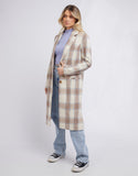 All About Eve Phillipa Check Coat Check