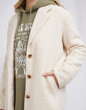 All About Eve Francesca Teddy Coat Vintage White