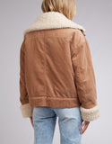 All About Eve Maya Cord Utility Jacket Sand