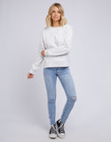 All About Eve Washed Crew Snow Marle