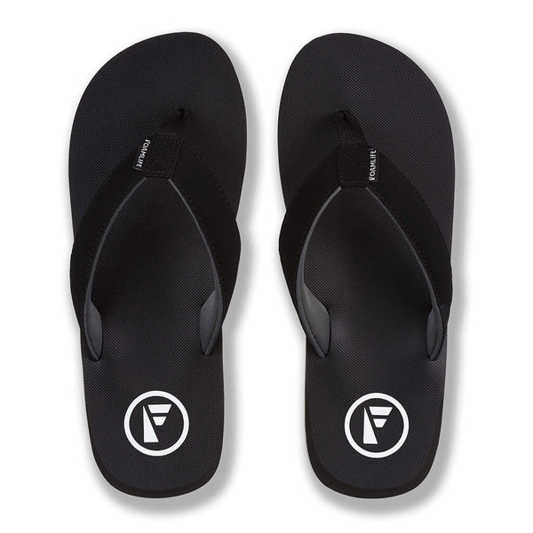 Foamlife  Tarlan - Mens Flip Flops - Black