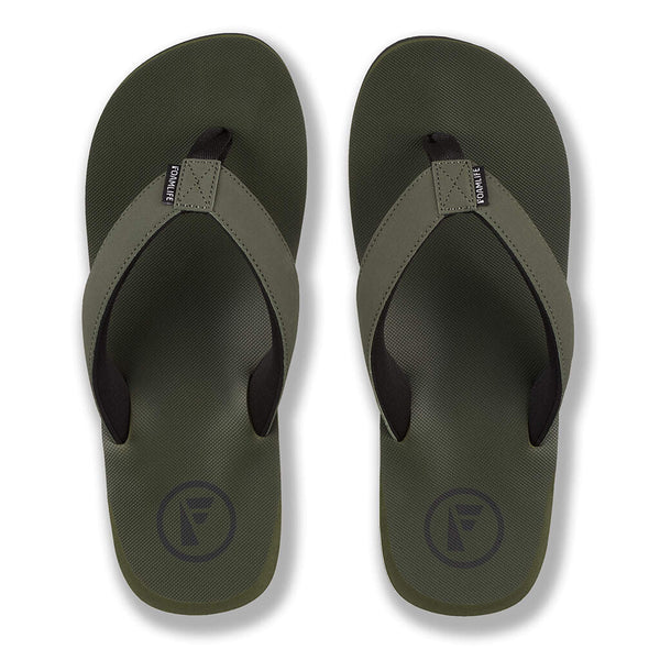 Foamlife  Tarlan - Mens Flip Flops - Olive