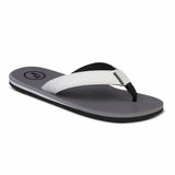 Foamlife  Traa - Mens Flip Flops - Stone Grey / White