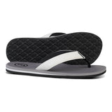Foamlife  Traa - Mens Flip Flops - Stone Grey / White