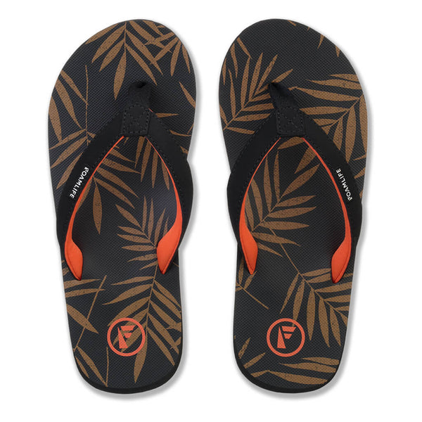 Foamlife  Zikat SC - Womens Flip Flops - Black/Brown