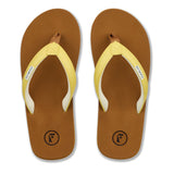 Foamlife  Seales SC - Womens Flip Flops - Sunkiss Yellow