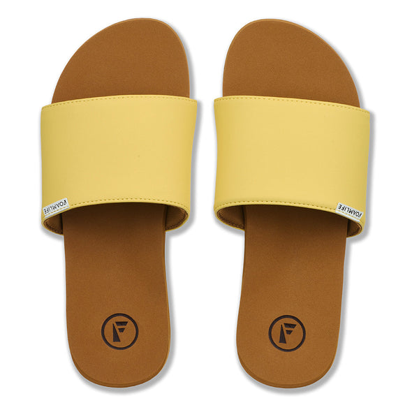 Foamlife  Seales Slide - Womens Slider - Sunkiss Yellow