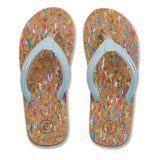 Foamlife  Goldie - Womens Flip Flops - Denim Blue