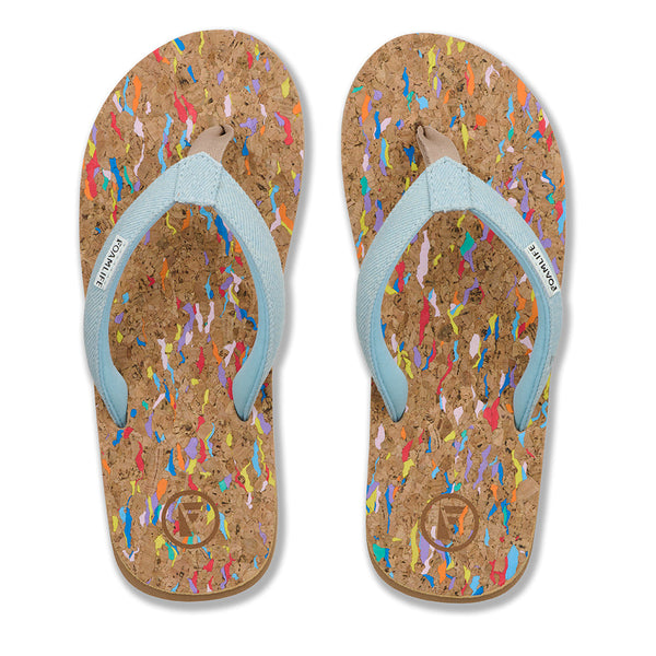 Foamlife  Goldie - Womens Flip Flops - Denim Blue