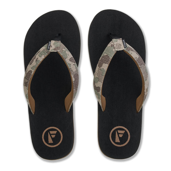 Foamlife  Pampa - Artist Series - Mens Flip Flops - Black