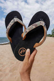 Foamlife  Pampa - Artist Series - Mens Flip Flops - Black
