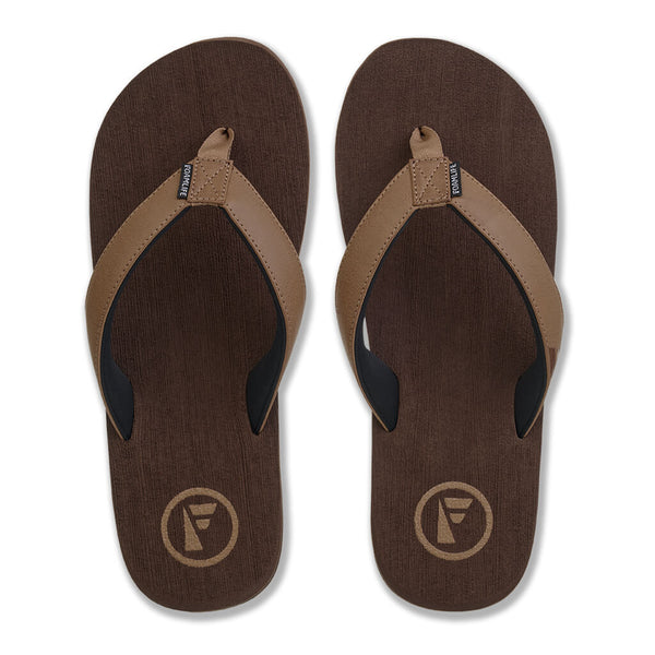 Foamlife  Seales Earth - Mens Flip Flops - Earth Brown