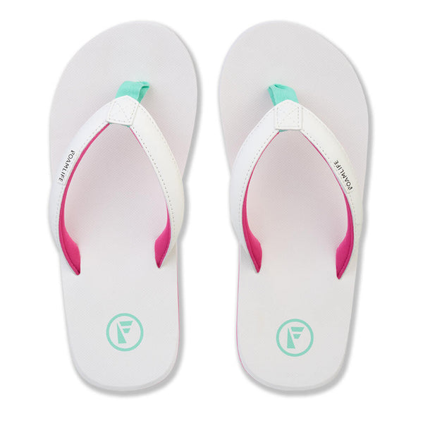 Foamlife  Traa-SC - Womens Flip Flops - White