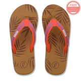 Foamlife  Harts - Womens Flip Flops - Latte Brown