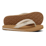 Foamlife  Sully - Womens Flip Flops - Latte Brown