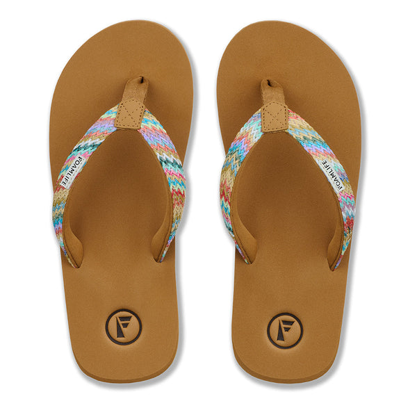 Foamlife  K Bay - Womens Flip Flops - Latte Brown