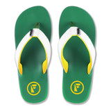 Foamlife  Traa WC - Mens Flip Flops - Brasil Green