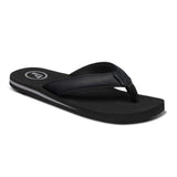 Foamlife  Seales - Mens Flip Flops - Black/Black