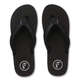 Foamlife  Seales - Mens Flip Flops - Black/Black