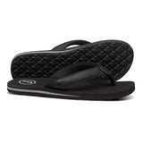 Foamlife  Seales - Mens Flip Flops - Black/Black