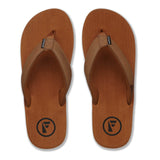 Foamlife  Seales - Mens Flip Flops - Tan/Tan