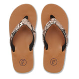 Foamlife  Selene - Womens Flip Flops - Latte Brown