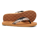 Foamlife  Selene - Womens Flip Flops - Latte Brown