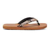 Foamlife  Selene - Womens Flip Flops - Latte Brown
