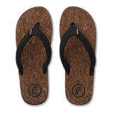 Foamlife  Mully Cork - Mens Flip Flops - Black
