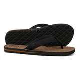 Foamlife  Mully Cork - Mens Flip Flops - Black