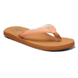 Foamlife  Seales SC - Womens Flip Flops - Brown/Pink Apricot