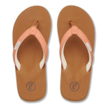 Foamlife  Seales SC - Womens Flip Flops - Brown/Pink Apricot
