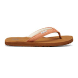 Foamlife  Seales SC - Womens Flip Flops - Brown/Pink Apricot