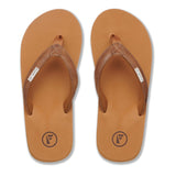 Foamlife  Seales SC - Womens Flip Flops - Latte Brown/Brown