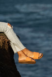 Foamlife  Seales Slide - Womens Slider - Brown/Pink Apricot