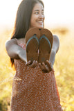 Foamlife  Seales Earth - Womens Flip Flops - Brown