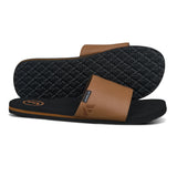 Foamlife  Seales Slide - Mens Slider - Black/Tan