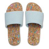 Foamlife  Goldie Slide - Womens Slider - Denim Blue