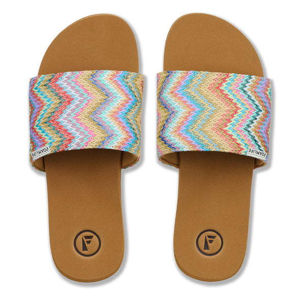 Foamlife  K Bay Slide - Womens Slider - Latte Brown