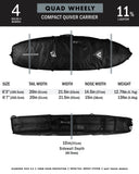 Shortboard Quad Wheely DT2.0 | Black (10805650947)