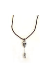 Ransom Necklace - Leather (LE1094-N-BRN)