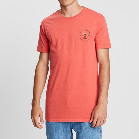 Silent Theory Men's Tropical Illusion Tee Red