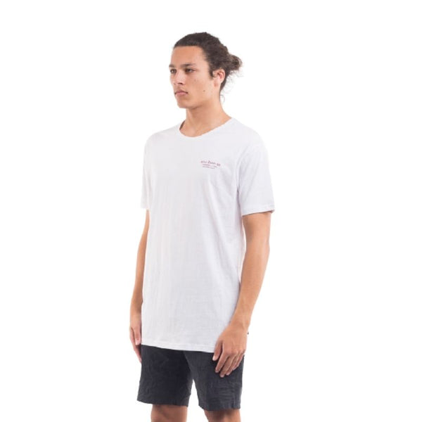 Silent Theory Men's Torched Tee White