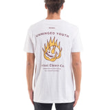 Silent Theory Men's Torched Tee White