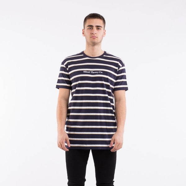 Montana Stripe Tee Navy