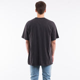 Spell Out Tee Washed Black